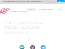 Tablet Screenshot of dancesinair.com